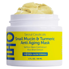 Snail Mucin & Turmeric Anti Aging Mask - SeoulCeuticals