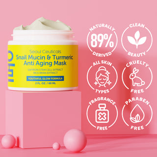 Snail Mucin & Turmeric Anti Aging Mask