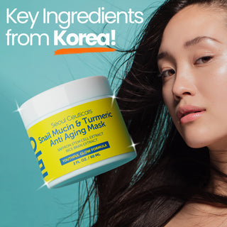 Snail Mucin & Turmeric Anti Aging Mask