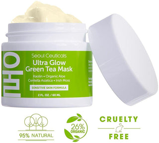 Ultra Glow Green Tea Mask - SeoulCeuticals