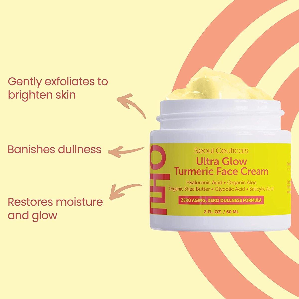 Ultra Glow Turmeric Face Cream - SeoulCeuticals